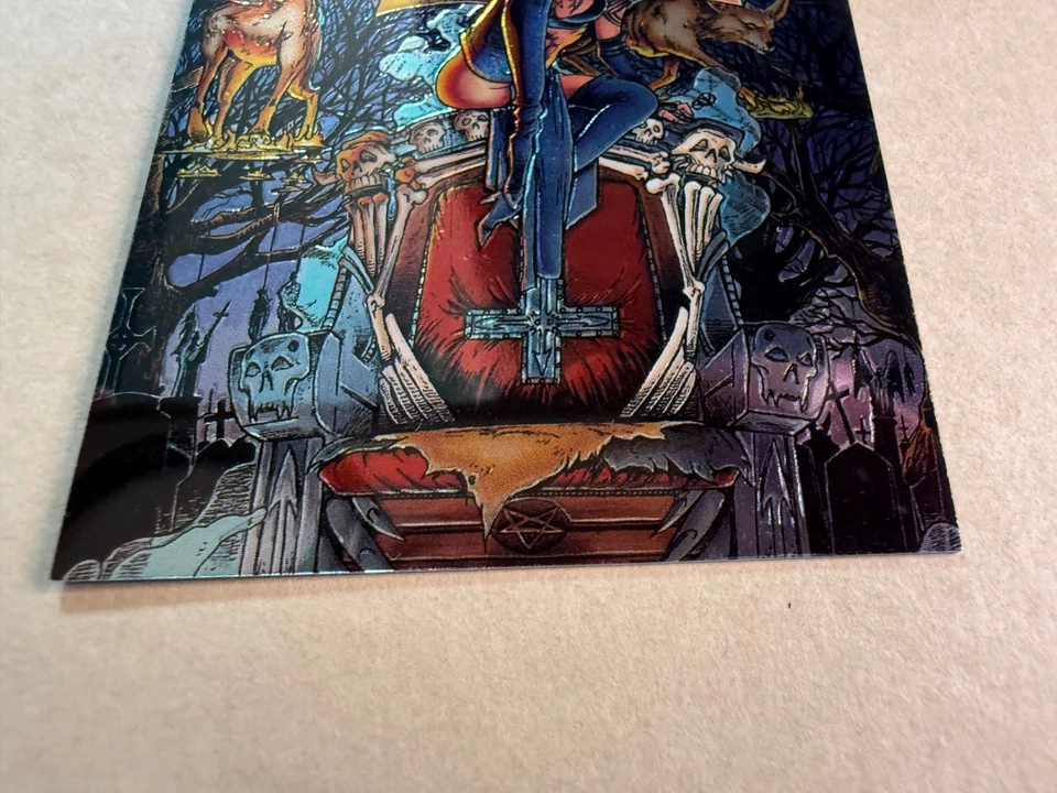 Lady Death #18 Chromium Cards II Krome Productions 1995 - Image 3 of 4