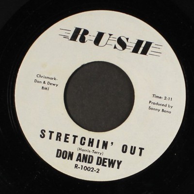 DON & DEWY: soul motion / strechin' out RUSH 7'' Single 45 RPM