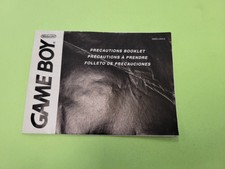 Game Boy Consumer Precautions DMG-USA-8 MANUAL ONLY Authentic Original