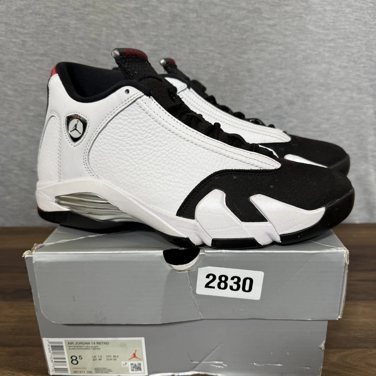 Jordan 14 Retro 2014 Black Toe | eBay