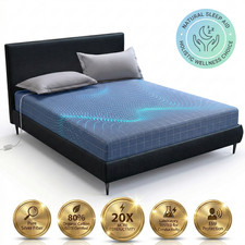 Grounding Sheets Queen Size 80 Organic Cotton 20 Pure Silver Fiber Earthing