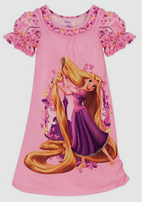 Disney Store Rapunzel Tangled Nightgown Size 4 5/6 7/8 10 New