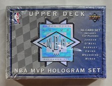 1992-93 Upper Deck NBA MVP Hologram Complete Factory Sealed Set Jordan Shaq