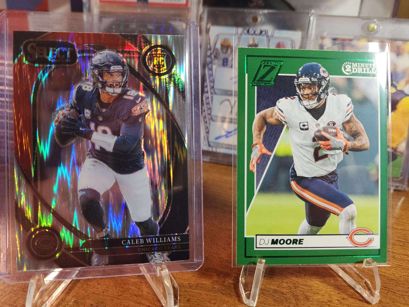 2024 Select - Club Level Caleb Williams #216 Black & Red Shock Prizm (RC) W card