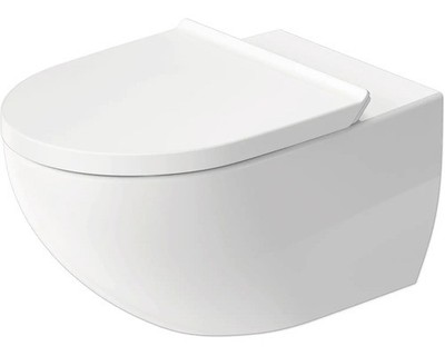 DURAVIT Wand-WC Set Architec Tiefspüler offener Spülrand weiß glänzend mit WC-Si