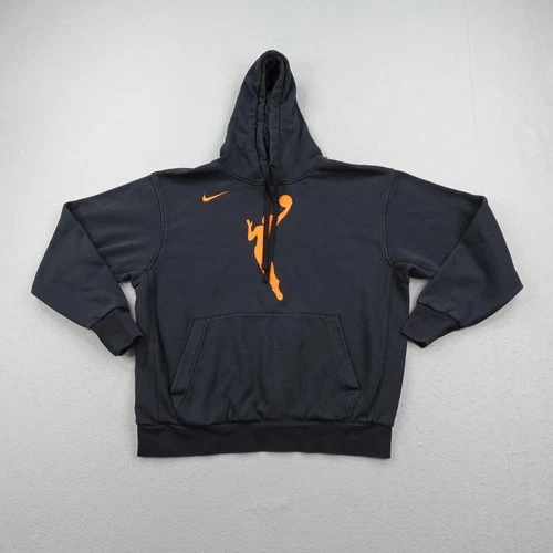 Nike WNBA Hoodie Mens Large Black Orange Womens Basketball Pullover Sweatshirt - product listing photo