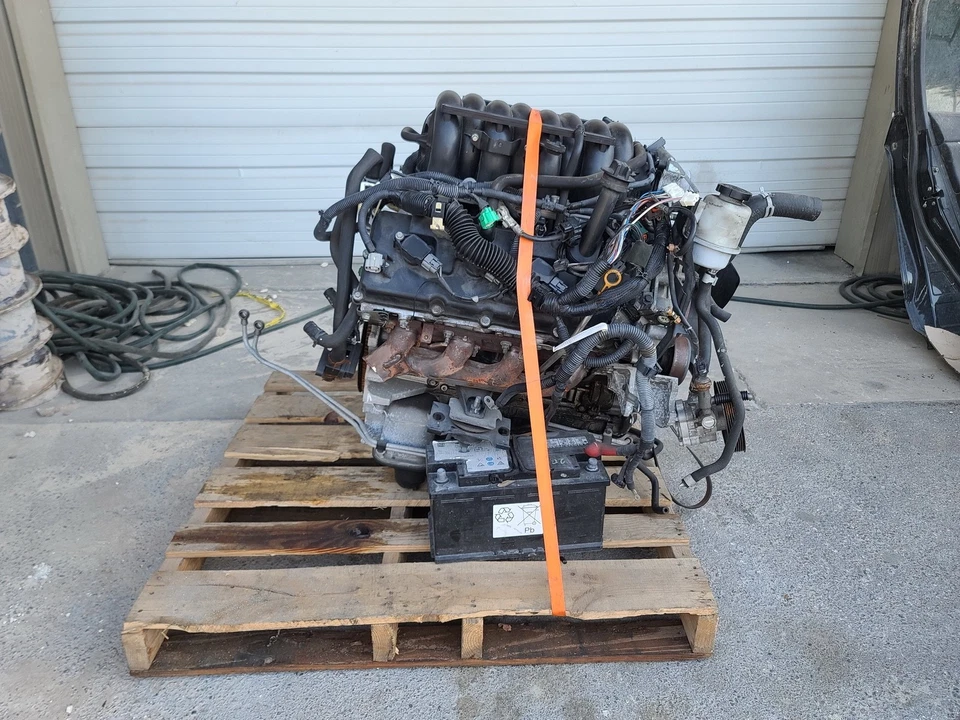 MOTOR NISSAN ARMADA 10-15 TRACCIÓN TRASERA 5,6 L VK56DE 61 K MILLAS CONJUNTO OEM PROBADO Foto 2 de 4