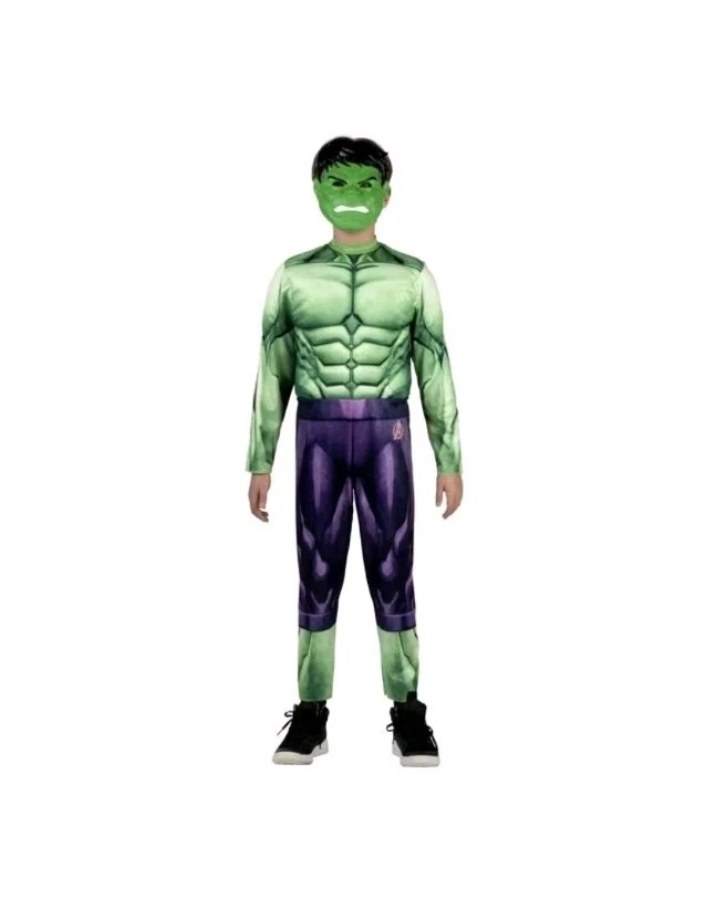 Jazwares Boys Marvel Hulk Muscle Costume Size S 6/7 New Read! - Image 2 of 4