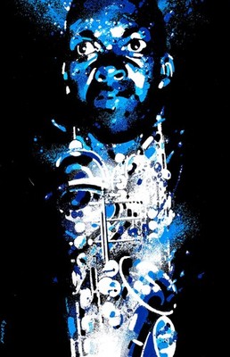 Archive Cinema 'Jazz Greats' Poster -- 11'' x 17'' John Coltrane Wall Art