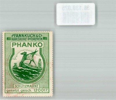 38130025 - 7500 Karlsruhe Pfannkuch u. Co. Phanko Pforzheim Vignette