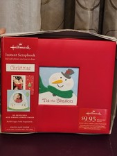 NEW Hallmark Christmas Instant Scrapbook Photo Album 20 Embellished Pages-READ