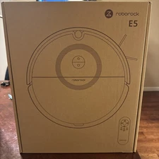 Roborock E5 Mop Robotic Vacuum Cleaner - Black (E55Mop)