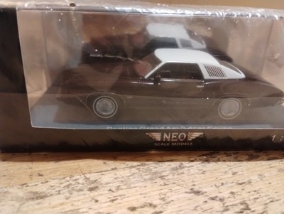 Modellautos 1:43 Neo Scale Models Pontiac Grand Am 2 door Coupe mit Vitrine