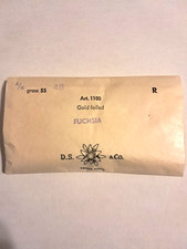 FULL PACK SWAROVSKI RHINESTONES 48 SS GOLD FOILED/FUCHSIA 36 PCS ART 1100