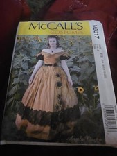 McCall's 8017 Historical/ Outlander/Civil War Costume Pattern Misses 14-22 Uncut
