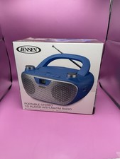 JENSEN CD-485-BL CD-485 1-Watt Portable Stereo CD Player with AM/FM Radio