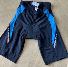 Women’s Padded Cycling Shorts XL Bicycle Riding Racing Black Blue Souke Sport