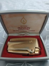 Vintage 1960s Ronson Varaflame Cigarette/Cigar Lighter In Original Box