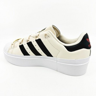 Adidas Originals Superstar Bonega Ivory Womens Platform Sneakers IF4827 |  eBay