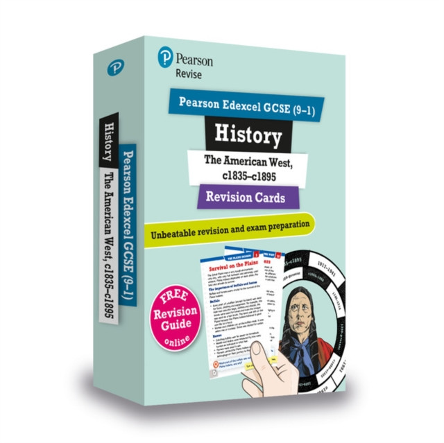 Pearson REVISE Edexcel GCSE History American West: Revision Cards incl. online