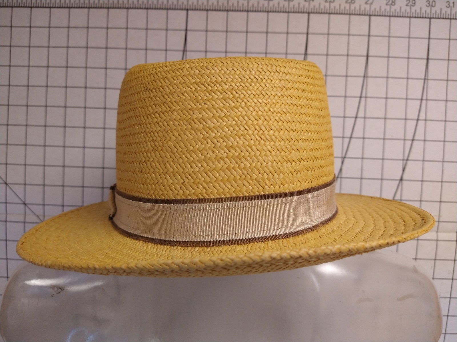 Bailey THE GENUINE ORIGINAL PANAMA Straw Fedora Hat SZ L