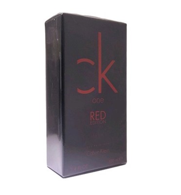 CK One Red Edition EdT for him 100 ml, Ovp und in Folie, Calvin Klein - Rarität!