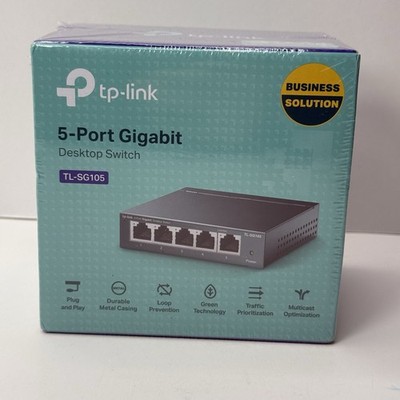 TP-Link Business Solution TL-SG105 5-Port Gigabit Desktop Switch