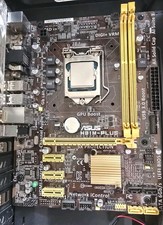 Asus H81M Plus Motherboard with cpu