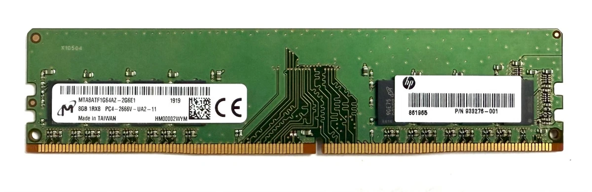 Micron DDR4-2666V (PC4-21300U) 8GB x 2本 Micron PC4-21300 (DDR4-2666) Bus Speed Computer RAM 8 GB Capacity