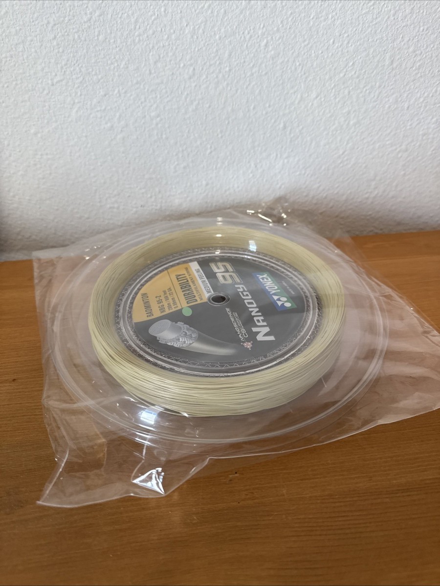 Yonex Nanogy 95 656ft 200m Reel Badminton String. Gold. Japan