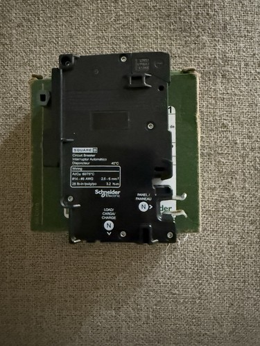Square D HOM120PAFGF 20A 1-Pole 120V AFCI GFCI Dual Function Plug-On Neutral - Afbeelding 4 van 4