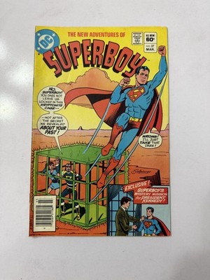 Vintage Superboy DC Comic No. 27 March 1982 President Kennedy Kryptonite Case