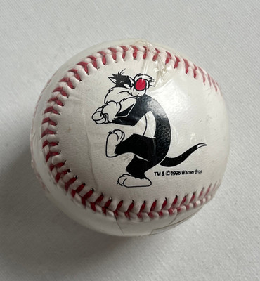 Vintage 90s 1996 Spalding Looney Tunes Baseball  Sylvester - New Warner Brothers