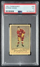 GORDON HOWE MR. HOCKEY PSA 3 1951 PARKHURST #66 ROOKIE RC RED WINGS VG