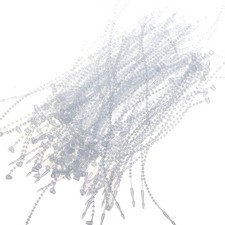 Pack of 1000pcs Snap Lock 5" Pin Adjustable Security Beaded 5 inch, White