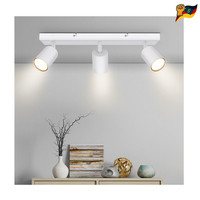 Deckenstrahler 3 Flammig Led Schwenkbar GU10 Metall