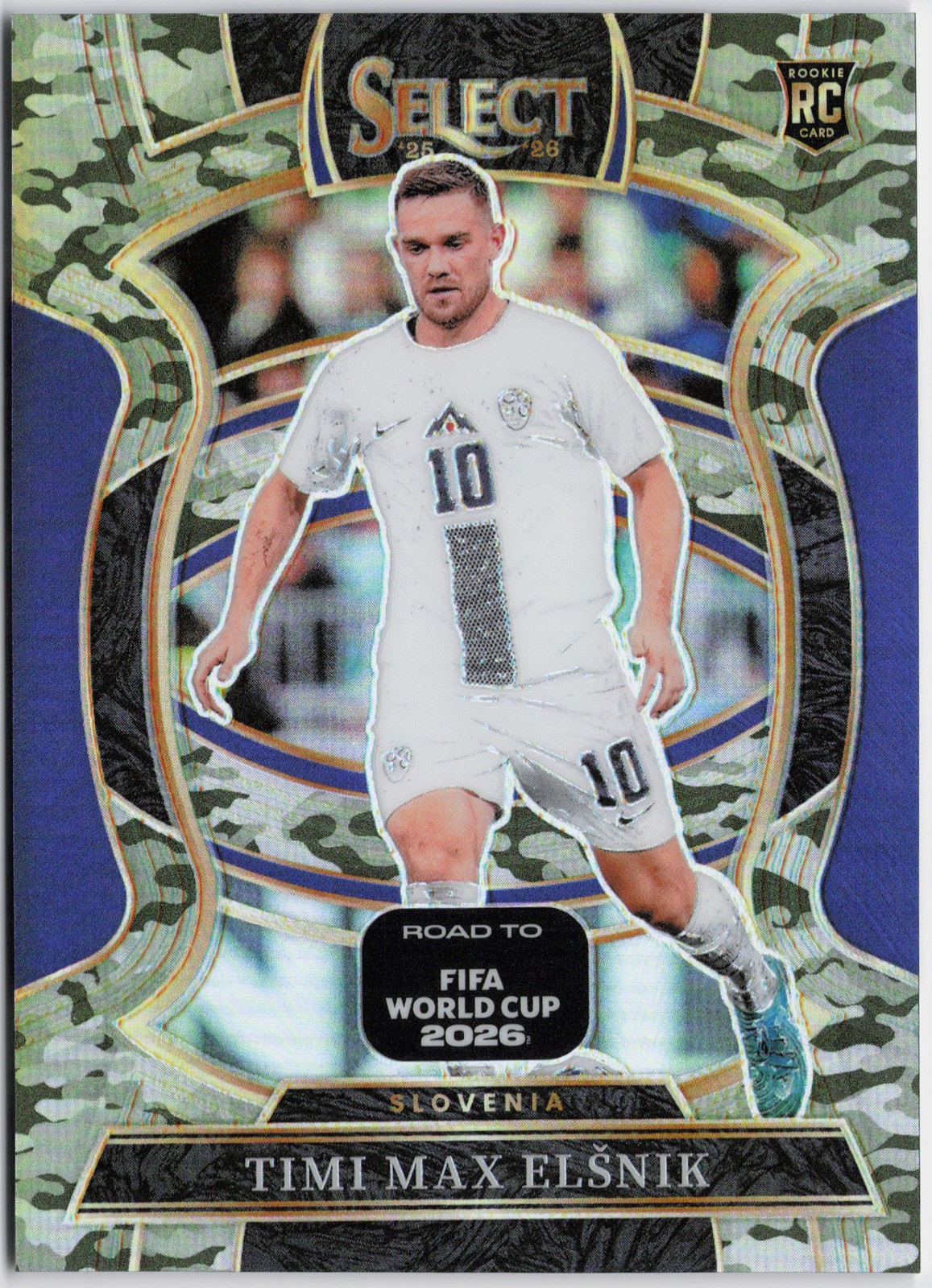 2025-26 Panini Select Road to FIFA World Cup #74 Timi Max Elsnik Camo #/199