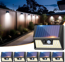 Solar Motion Sensor gardenLights Outdoor Garden Wall Security LED IP65Waterproof