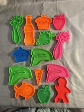 Vintage 1972 Mattel Tuff Stuff Plastic Play Food 14 Pieces 3