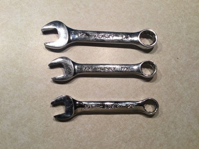 3 Husky Stubby Wrenches (Auto, Home Tools)