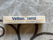 Velbon VE-3 Camera Tripod - Made In USA Vintage Expanding Aluminum