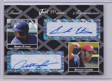 2006 Andre Ethier & Anthony Lerew  Just Minors Dual  Auto  RC 1/2    #0 (A655)