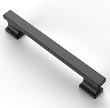 10 Pack 5 Inch 128mm Matte Black Kitchen Cabinet Handles, Cabinet Pulls Kitchen