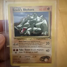 Pokemon Gym Heroes Rare Brock's Rhyhorn 22/132 - Near Mint (NM) on eBay