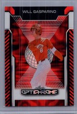 Will Gasparino 2025 Leaf Optichrome Baseball 1/1 Pre Production Proof
