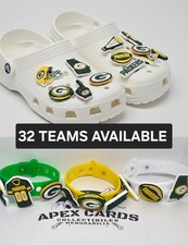 NFL Croc Bracelet Charm Sets - Pick Your Team - Pick Your Color Bracelet s