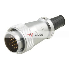 WS32-19 1.5mm Pin Dia19Terminals Aviation Circular Connector 500V 50A 40x102mm