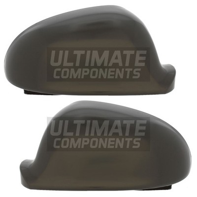 VW Sharan 2004-2010 Wing Door Mirror Covers Caps Cases Primed Pair Left & Right