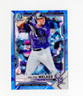 2021 Bowman Chrome Sapphire Colton Welker #BCP-15 Blue Base Colorado Rockies