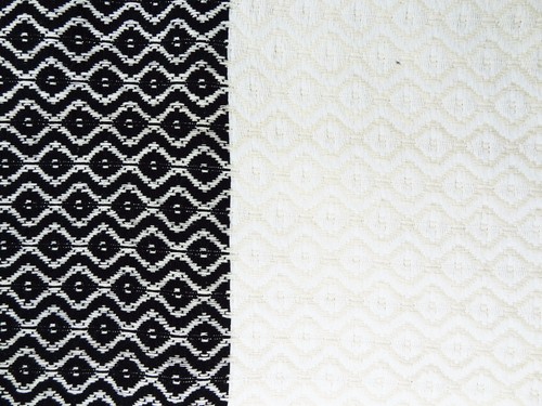 Morganicsbeauty Su hammam turco peshtemal, toalla de playa blanca y negra 100x170 cm - Imagen 3 de 3